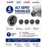 Öz Beyaz Eşya Arçelik - Beko - Altus - Grundig Bulaşık Makinesi Alt Sepet Tekeri Takımı 4 Adet
