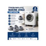 Öz Beyaz Eşya Arçelik - Beko - Altus - Grundıg Çamaşır Makinesi Titreşim Önleyici Ayak 4 Adet
