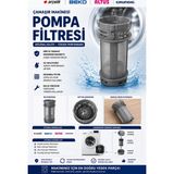 Öz Beyaz Eşya Arçelik - Beko - Altus - Grundıg Orijinal Yedek Parça Pompa Filtresi