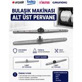 Öz Beyaz Eşya Arçelik - Beko - Altus - Grundig Uyumlu Bulaşık Makinesi Üst Alt Pervane Yedek Parça Seti
