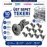 Öz Beyaz Eşya Arçelik - Beko - Üstus Bulaşık Makinesi Üst Sepet Tekeri Takımı 10 Adet