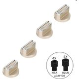 Öz Beyaz Eşya Arçelik Ocd T 651 Dwb - Ocd K 651 Dwb - Ocd K 651 Eb Ankastre Ocak Düğmesi 4'lü (Gold Renki)