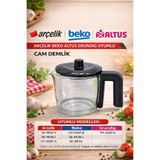 ÖZ BEYAZ EŞYA Arçelik SE-9036 I SEMAVER ÇAY MAKİNASI DEMLİĞİ VE KAPAĞI