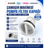 Öz Beyaz Eşya Beko Çamaşır Makinesi Pompa Filtre Kapağı Uyumlu Yedek Parça