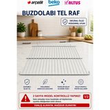 Öz Beyaz Eşya Beko-D1 8410 Sm Buzdolabı Tel Raf (2.sayfa Model Kontrl Ediniz)