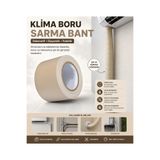 Öz Beyaz Eşya Klima Boru Kaplama Dekoratif Bant (1ADET)