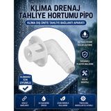 Öz Beyaz Eşya Klima Su Gider Hortumu Universal Klima Tahliye Borusu