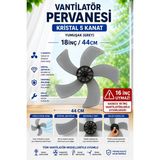 Öz Beyaz Eşya Raks Sf 18 Max Uyumlu Vantilatör Pervanesi 5 Kanat 18 Inç 44 cm