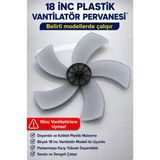 Öz Beyaz Eşya Raks Uyumlu 18 Inç Vantilatör Pervanesi 45 cm (18 Inç 5 Kanatlı )
