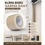 Öz Beyaz Eşya Vestel - Regal - Fınlux Klima Boru Sarma Dekoratif Bant (1ADET)