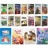 Oz Büyücüsü - Heidi - Peter Pan - Kütük 14'lü Kitap Set - 4'lü Defter