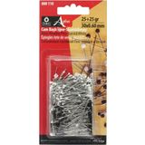 Öz-El Cam Başlı Toplu İğne Siyah Ve Beyaz Karışık, 60 Adet 50 Gr 0,60 Mm 800 110
