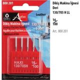 Öz-El Dikiş Makinası İğnesi, Deri Dikiş İğnesi, 16 No, 5 Adet 800 201