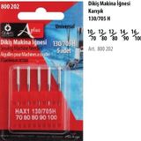 Öz-El Dikiş Makinası İğnesi, Karışık, 10/70 12/80 14/90 16/100