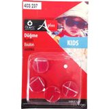 Öz-El Fuşya Simli 4 Adet 15 Mm Bebek Düğme, Çocuk Düğme, Gömlek Kazak Yelek Düğmesi 403 237