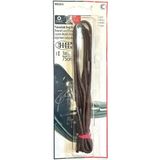 Öz-El Kahverengi 3 Mm 75 Cm Yuvarlak Ayakkabı Bağı, Bir Çift Ayakkabı Bağcığı 990 074