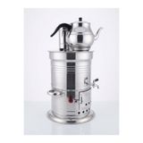 ÖZ-EL metal 10 LİTRE TEK MUSLUK SEMAVER + BÜYÜK DEMLİK HEDİYELİ