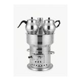 ÖZ-EL metal 12 LİTRE TEK MUSLUK SEMAVER + 2 ADET BÜYÜK DEMLİK HEDİYELİ