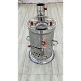 ÖZ-EL metal Krom Semaver Tek Musluklu 10 Litre Battal Boy