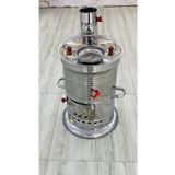 ÖZ-EL metal Krom Semaver Tek Musluklu 10 Litre Battal Boy