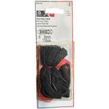 Öz-El Siyah 8 Mm 110 Cm Yuvarlak Ayakkabı Bağı, Bir Çift Ayakkabı Bağcığı, Bot Bağcığı 990 178