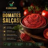 Öz Güneydoğu Baharat Katkısız Ev Yapımı Domates Salçası 1 kg Geleneksel Köy Lezzeti