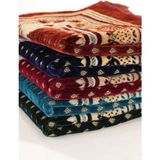 Öz Kadife Seccade, 5 Adet Kadife, Namazlık , Seccade Seti - 70 x 110 cm - Renkli