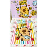 ÖZ KIRTASİYE Capybara 16 sayfa Boyama Kitabı Sticker Arka Kapak Maske