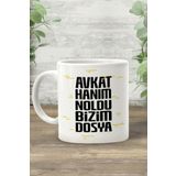 Öz Kupa Avukat Hanım Adalet Meslek Kupa Bardak