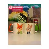 Öz Kupa Zootropolis Nick ve Judy 2’li Çift Sevgili Kupası Bardak Kahve Çay Fincanı