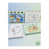 ÖZ OFİS Capybara Kapibara 45 Sayfa Boyama Defteri - Sert ve Hologram Kapaklı Boyama Kitabı