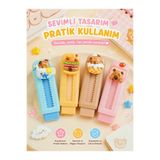 ÖZ OFİS Kapibara Capybara Sürgülü Silgi - Yumuşak İz Bırakmaz Sevimli Renkli Silgi - Karne Hediyesi -Tekli