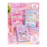 ÖZ OFİS Kuromi My Melody Cinnamoroll Ayraçlı Defter 8 Sayfa Sticker 16 Sayfa Not Defteri Tekli