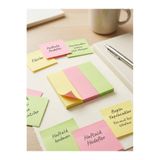 ÖZ OFİS Pastel Renkler 300 Yaprak Şerit Postit - Her Biri 100 Yaprak 3 Ayrı Parça Soft Renkler