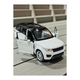 ÖZ OFİS Range Rover Sport Beyaz 1/36 Ölçek Çek Bırak Özellikli Metal Model Araba Cam Tavanlı