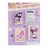 ÖZ OFİS Sanrio Kuromi My Melody Cinnamaroll Temalı Pofuduk Kapak Defter - Not Defteri Karne Hediyesi - Tekli (T-5555)