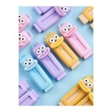ÖZ OFİS Smile Face Max Sürgülü Silgi - Pastel Renkler Silgi - Yumuşak & İz Bırakmaz - Karne Hediyesi - Tekli