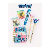 ÖZ OFİS Stitch Set Not Defteri 2'li Yumurtlayan Kalem Stick Silgi 2'li Mini Sticker Defter Seti