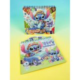 ÖZ OFİS Stitch Stickerlı Boyama Defteri Stitch Sticker ve 32 Sayfa Gramajlı Kağıda Baskılı Boyama