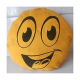 Öz-Pak Büyük Boy Emoji Yastık Hediyelik Yastık Seyahat Boyun Yastığı - 36 x 36 cm - Altın