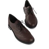 öz se shoes VULKAN Kadın Klasik Oxford Ayakkabı – Şık Brogue Detaylı – Rahat Taban