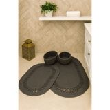 Öz-Tex Home Jüt , Hasır ,banyo Paspas Takımı, Banyo Sepet Takımı, Klozet Takımı