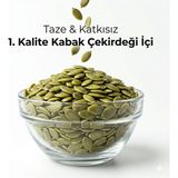 Öz Yıldırım Kuruyemiş Kabak Çekirdeği Içi 1 kg | Taze | Katkısız | Doğal | Günlük Üretim(Çiğ) - 999,9 gr