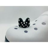Ozan Tuhafiye Crocs 3D Jibbitz Terlik Süsü 3 Boyutlu JBB0653-657 - Siyah - Beyaz