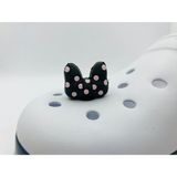 Ozan Tuhafiye Crocs 3D Jibbitz Terlik Süsü 3 Boyutlu JBB0653-657 - Siyah - Pembe