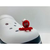 Ozan Tuhafiye Crocs 3D Jibbitz Terlik Süsü 3 Boyutlu JBB0678-679 - Kırmızı