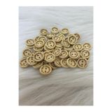 OzanTuhafiye Ahşap Handmade Düğme 1.5 Cm 20 Adet