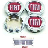 Ozar Fiat Albea Doblo Linea Egea Jant Arması Takım Set (735448759) 48mm Dış Çap 43mm İç Çap Yüksek Performans Araç Arıza Tespit Cihazı