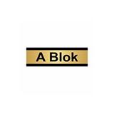 Özarslan Dizayn A Blok 7x20 cm Altın Renk Metal Yönlendirme Levhası