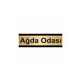 Özarslan Dizayn Ağda Odası 5x20 cm Altın Renk Metal Yönlendirme Levhası